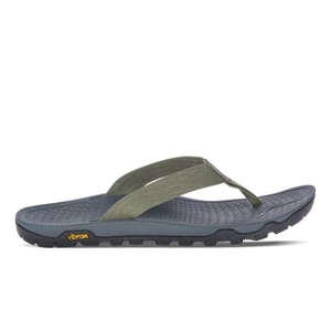 Tong Merrell Breakwater Grise/Vert Olive Homme | B.Z.ZQWT